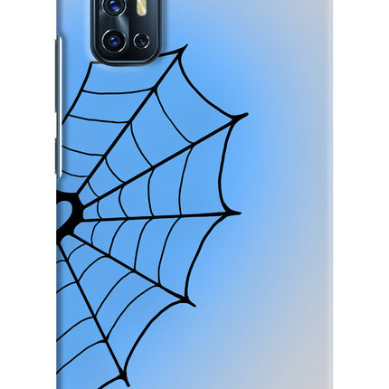 Blue Web Vivo V17 Hard Case Back Cover by Casekaro
