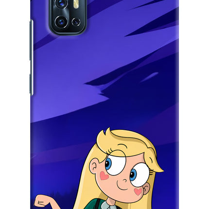 Star Glow Vivo V17 Hard Case Back Cover by Casekaro