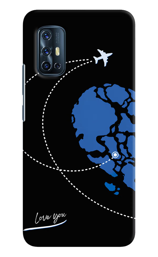 Love Orbit Vivo V17 Hard Case Back Cover by Casekaro