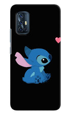 Stitch Crush Vivo V17 Hard Case Back Cover by Casekaro