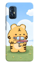 Tiger Treat Vivo V17 Hard Case Back Cover by Casekaro