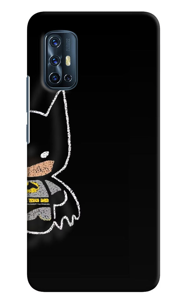 Bat Kitty Vivo V17 Hard Case Back Cover by Casekaro