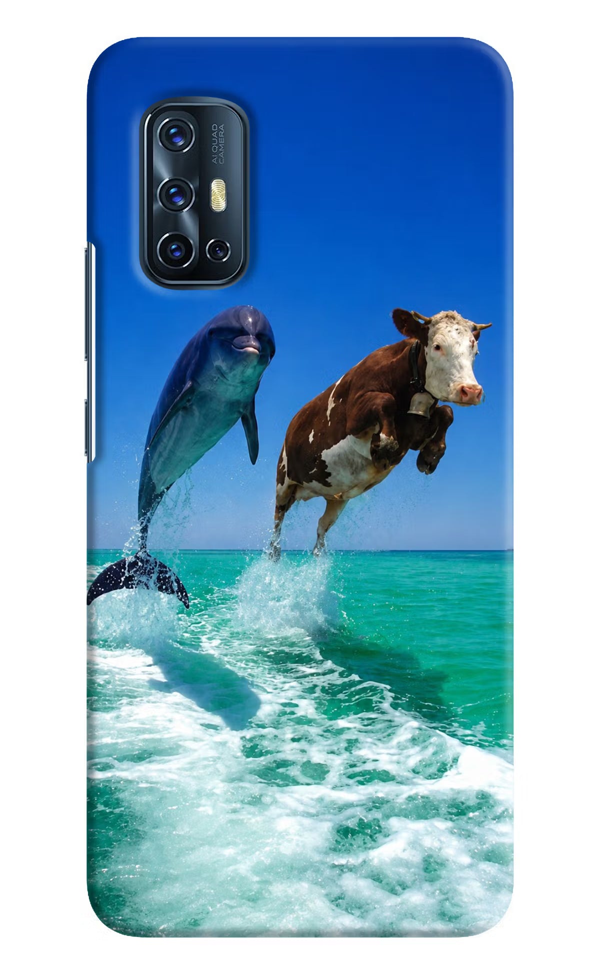 Dolphin vs Cow Vivo V17 Back Cover