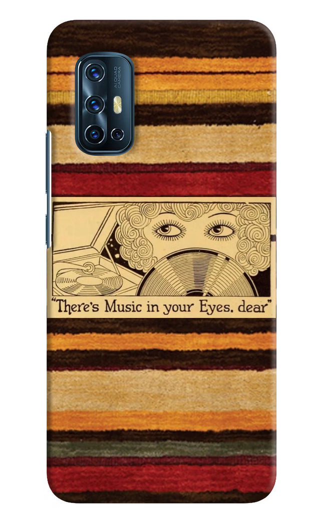 Vinyl Stripes Vivo V17 Hard Case Back Cover by Casekaro