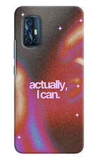 Pink Aura Vivo V17 Hard Case Back Cover by Casekaro