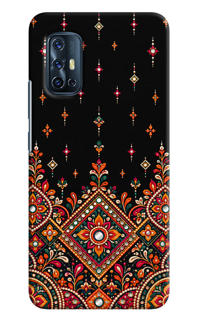 Noir Mehfil Vivo V17 Hard Case Back Cover by Casekaro