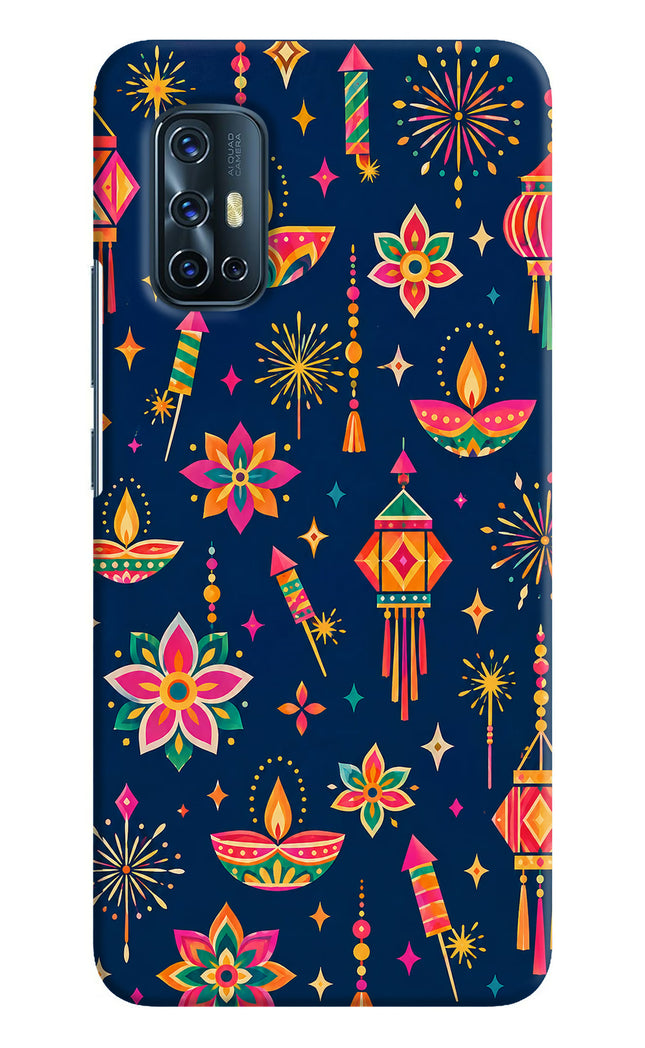 Festive Pop Vivo V17 Hard Case Back Cover by Casekaro