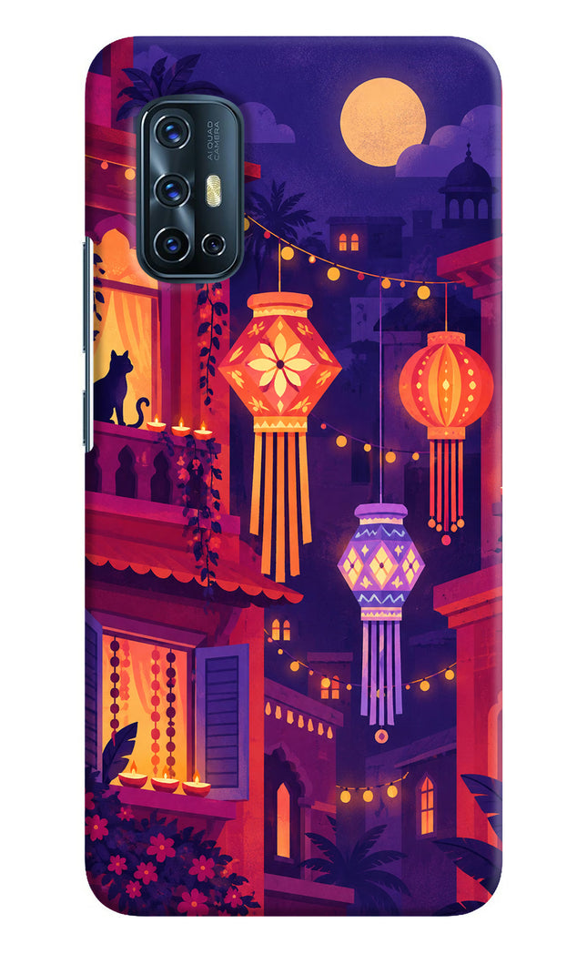 Lantern Lane Vivo V17 Hard Case Back Cover by Casekaro