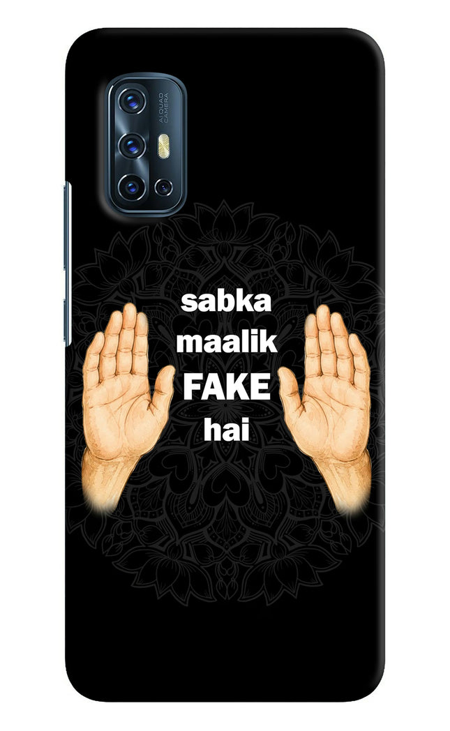 Sabka Malik Fake Vivo V17 Hard Case Back Cover by Casekaro