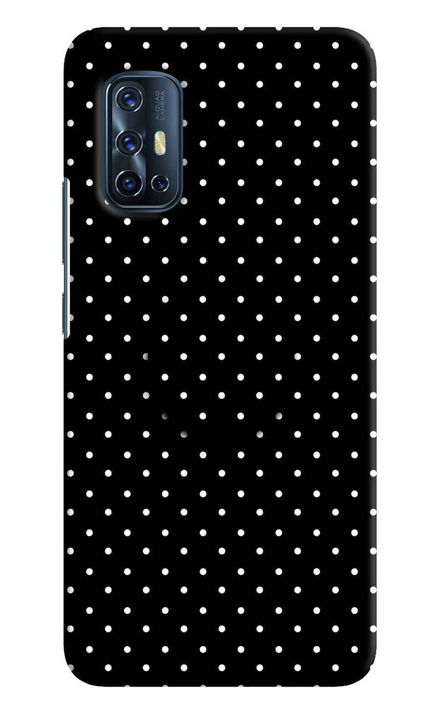 White Dots Vivo V17 Pop Case, Hard case