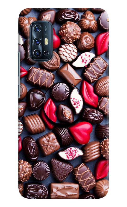 Chocolates Vivo V17 Pop Case by Casekaro