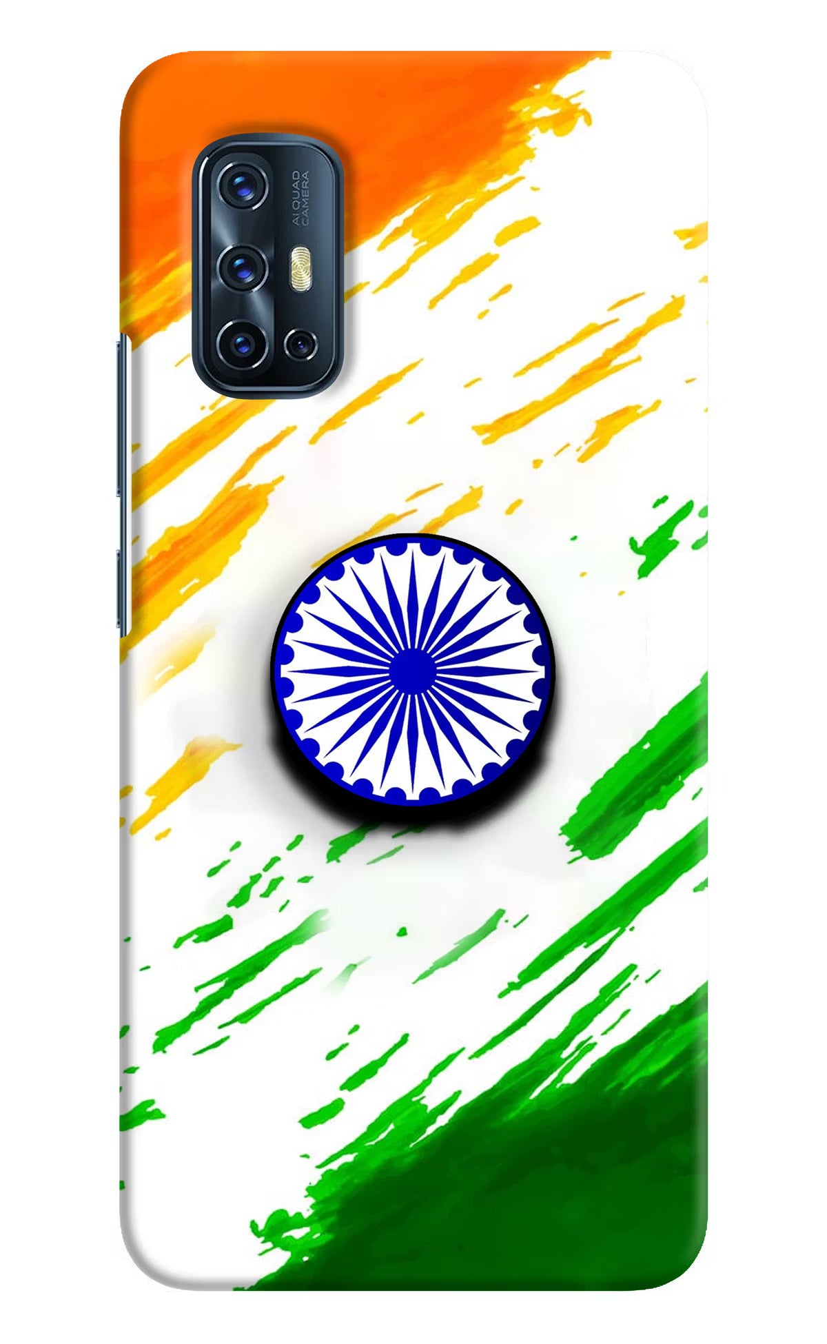 Indian Flag Ashoka Chakra Vivo V17 Pop Case by Casekaro