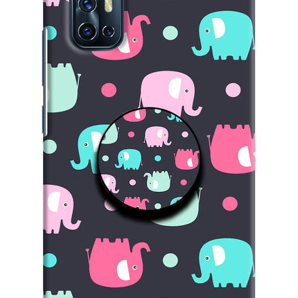 Baby Elephants Vivo V17 Pop Case by Casekaro