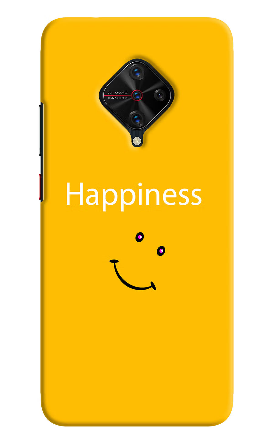 Happiness With Smiley Vivo S1 Pro Back Cover, Hard case