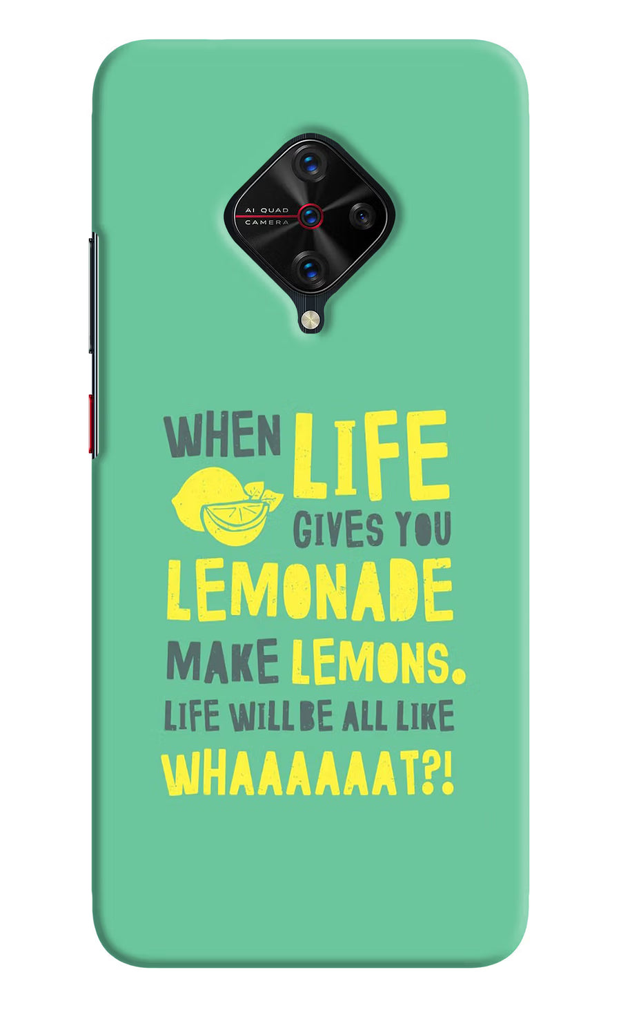 Quote Vivo S1 Pro Back Cover, Hard case