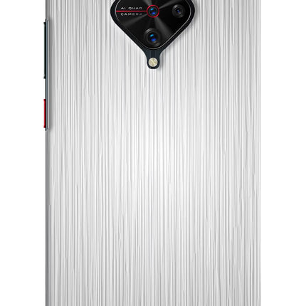 Wooden Grey Texture Vivo S1 Pro Hard Case Back Cover by Casekaro