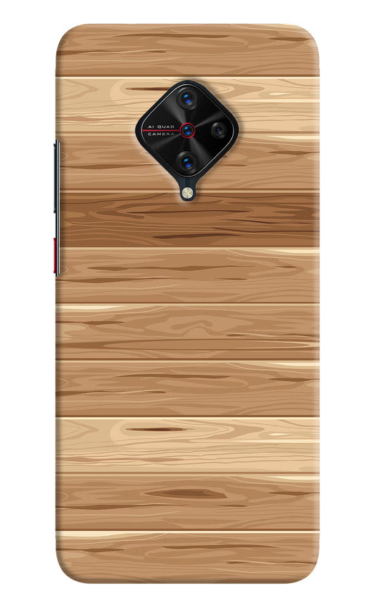 Wooden Vector Vivo S1 Pro Hard Case Back Cover by Casekaro