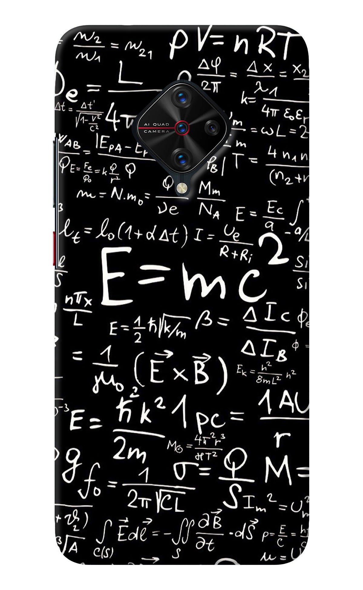 Physics Albert Einstein Formula Vivo S1 Pro Back Cover