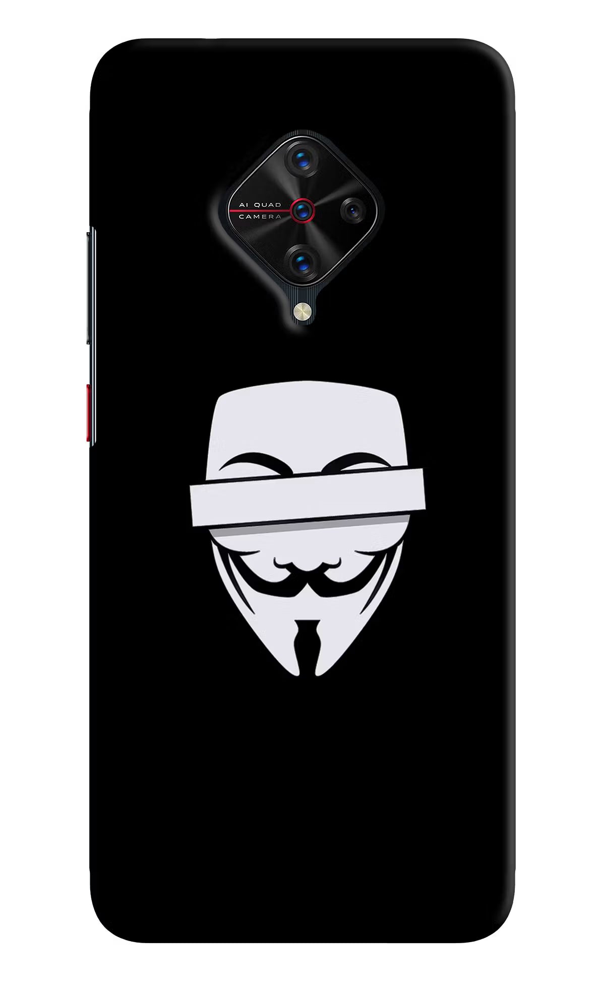 Anonymous Face Vivo S1 Pro Hard Case Back Cover by Casekaro