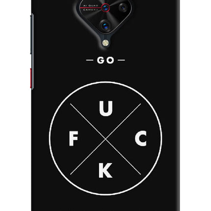 Go Fuck Yourself Vivo S1 Pro Hard Case Back Cover by Casekaro
