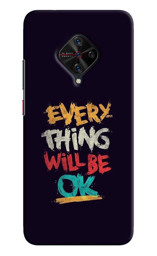 Everything Will Be Ok Vivo S1 Pro Hard Case Back Cover by Casekaro