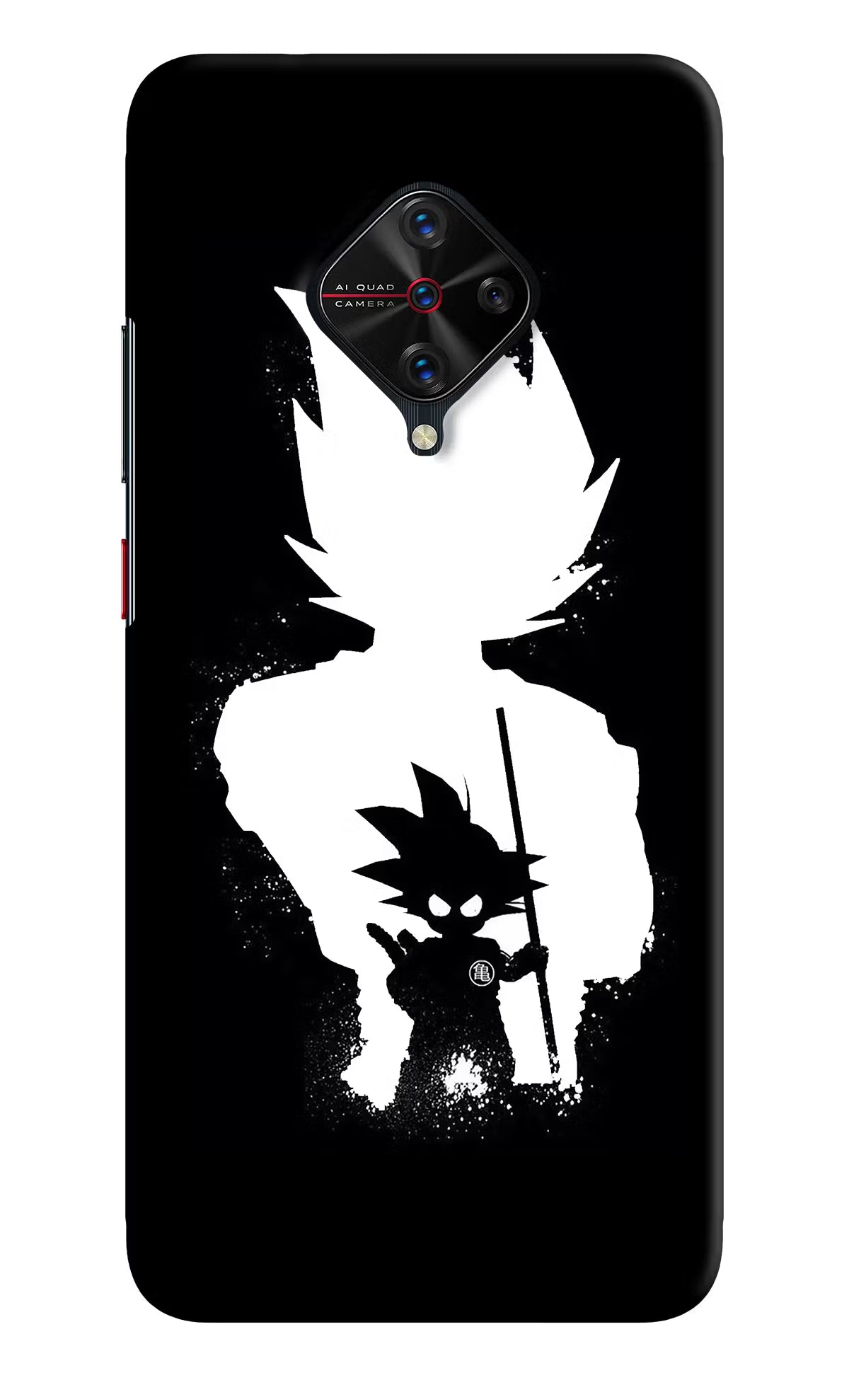 Goku Shadow Vivo S1 Pro Hard Case Back Cover by Casekaro