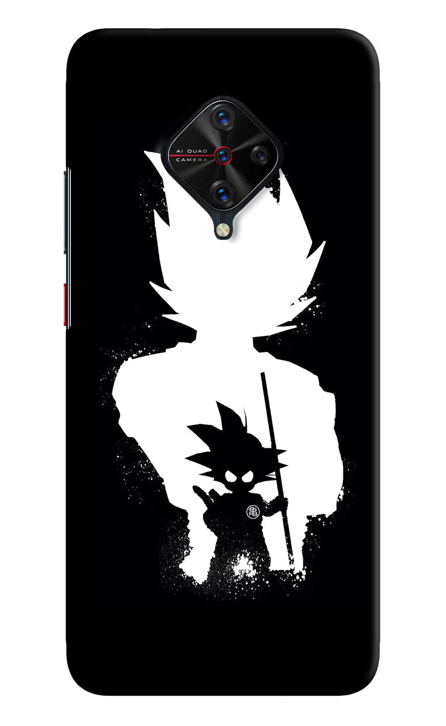 Goku Shadow Vivo S1 Pro Back Cover, Hard case