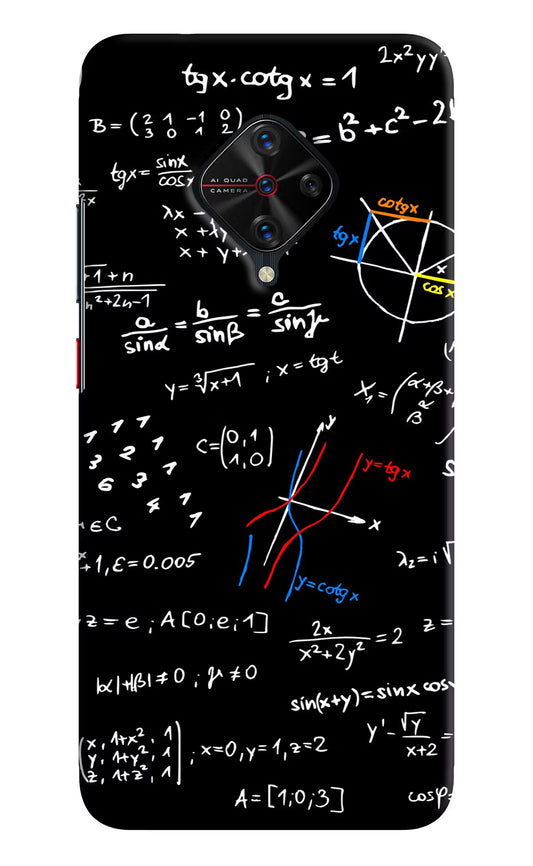 Mathematics Formula Vivo S1 Pro Hard Case Back Cover by Casekaro