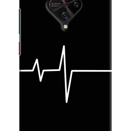 Heart Beats Vivo S1 Pro Hard Case Back Cover by Casekaro