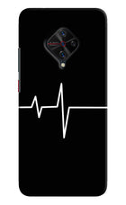 Heart Beats Vivo S1 Pro Hard Case Back Cover by Casekaro