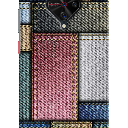 Multicolor Jeans Vivo S1 Pro Hard Case Back Cover by Casekaro