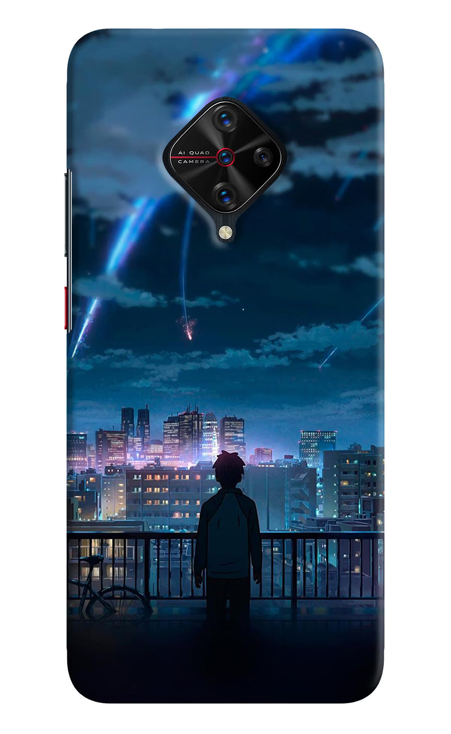 Anime Vivo S1 Pro Back Cover, Hard case