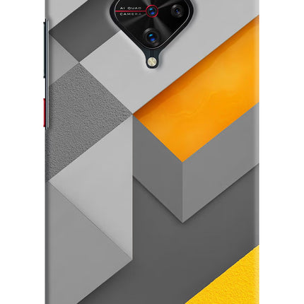 Abstract Vivo S1 Pro Hard Case Back Cover by Casekaro