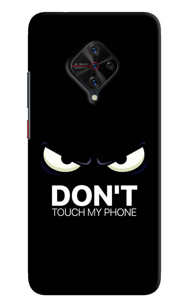 Don'T Touch My Phone Vivo S1 Pro Hard Case Back Cover by Casekaro
