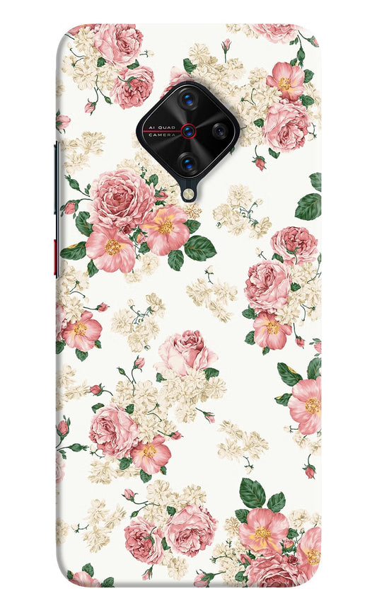 Flowers Vivo S1 Pro Hard Case Back Cover by Casekaro