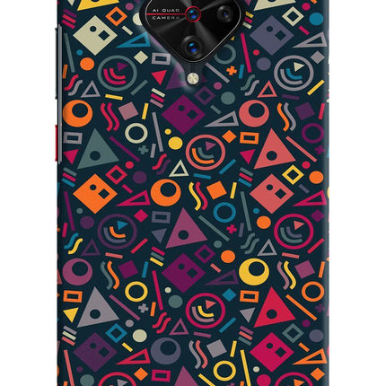 Geometric Abstract Vivo S1 Pro Hard Case Back Cover by Casekaro