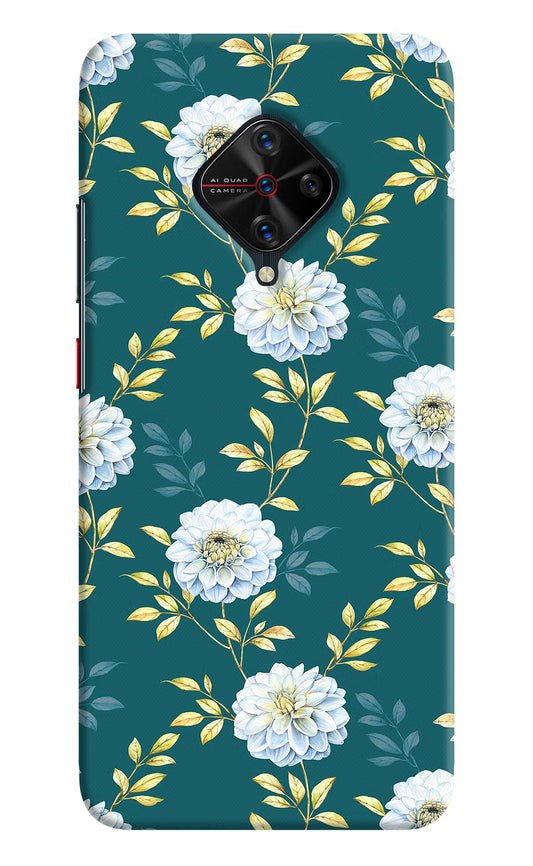 Flowers Vivo S1 Pro Hard Case Back Cover by Casekaro
