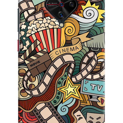 Cinema Abstract Vivo S1 Pro Hard Case Back Cover by Casekaro