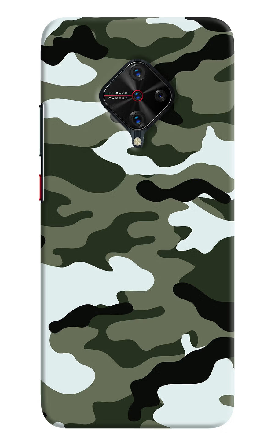 Camouflage Vivo S1 Pro Back Cover, Hard case