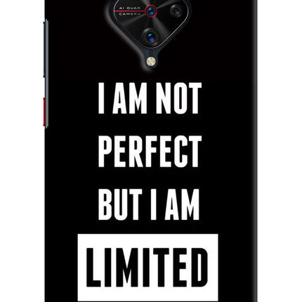 I Am Not Perfect But I Am Limited Edition Vivo S1 Pro Hard Case Back Cover by Casekaro