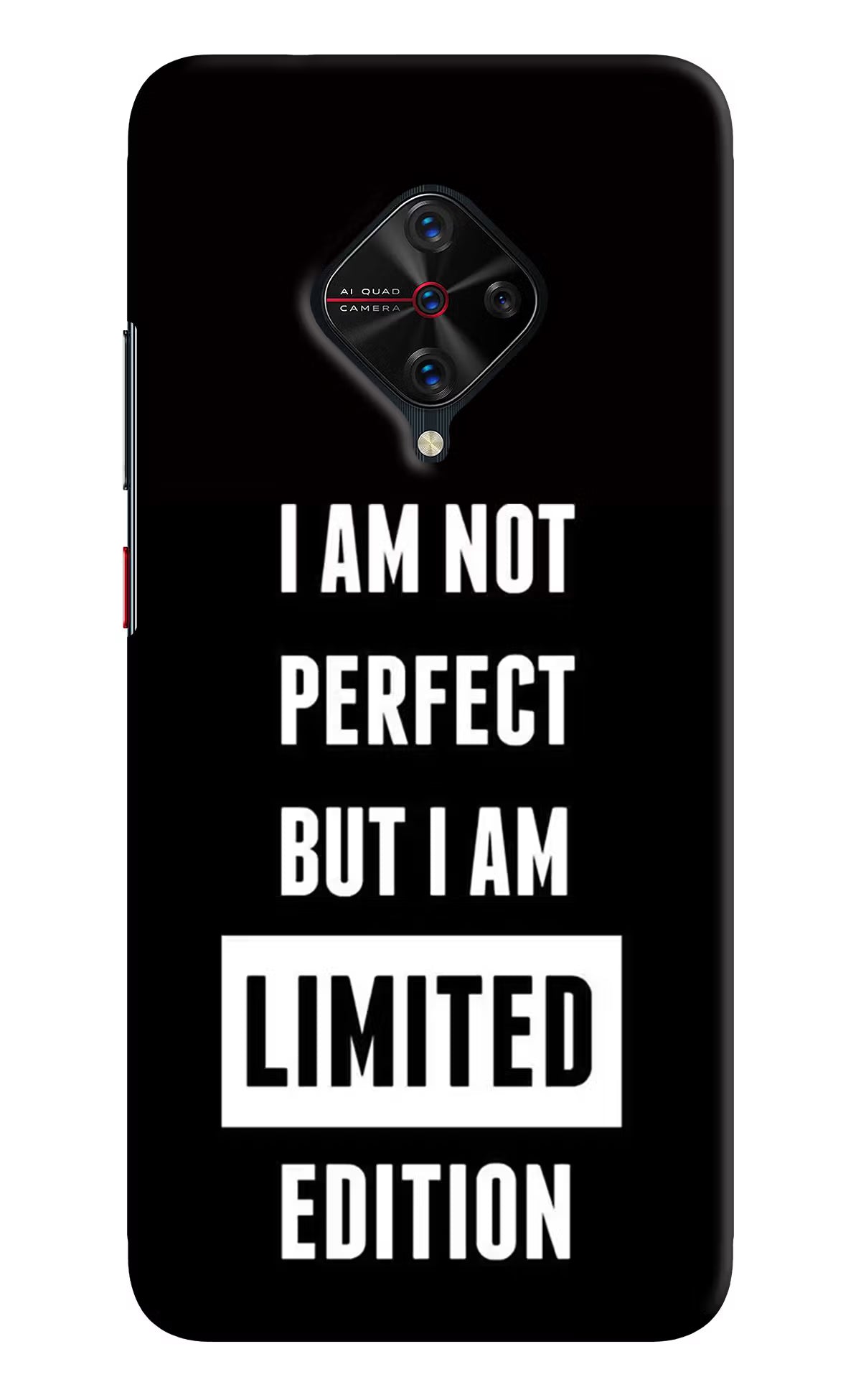 I Am Not Perfect But I Am Limited Edition Vivo S1 Pro Hard Case Back Cover by Casekaro