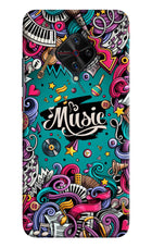 Music Graffiti Vivo S1 Pro Hard Case Back Cover by Casekaro