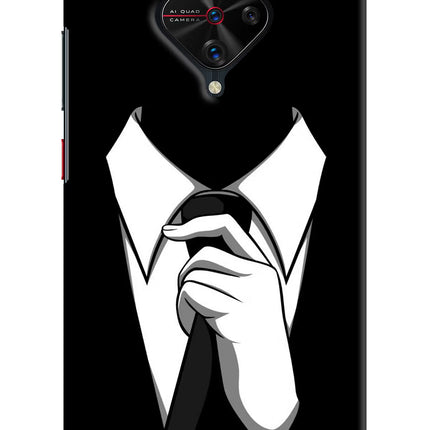 Black Tie Vivo S1 Pro Hard Case Back Cover by Casekaro