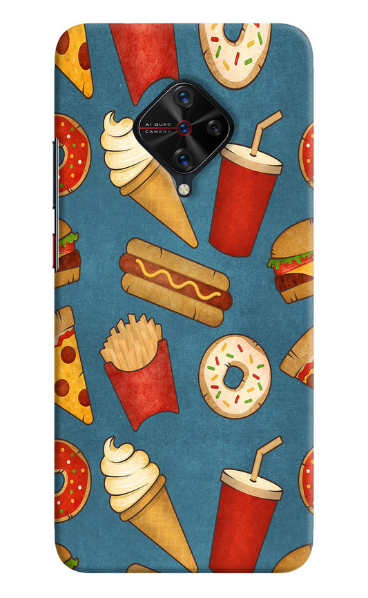 Foodie Vivo S1 Pro Hard Case Back Cover by Casekaro