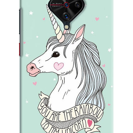 Unicorn Wallpaper Vivo S1 Pro Hard Case Back Cover by Casekaro