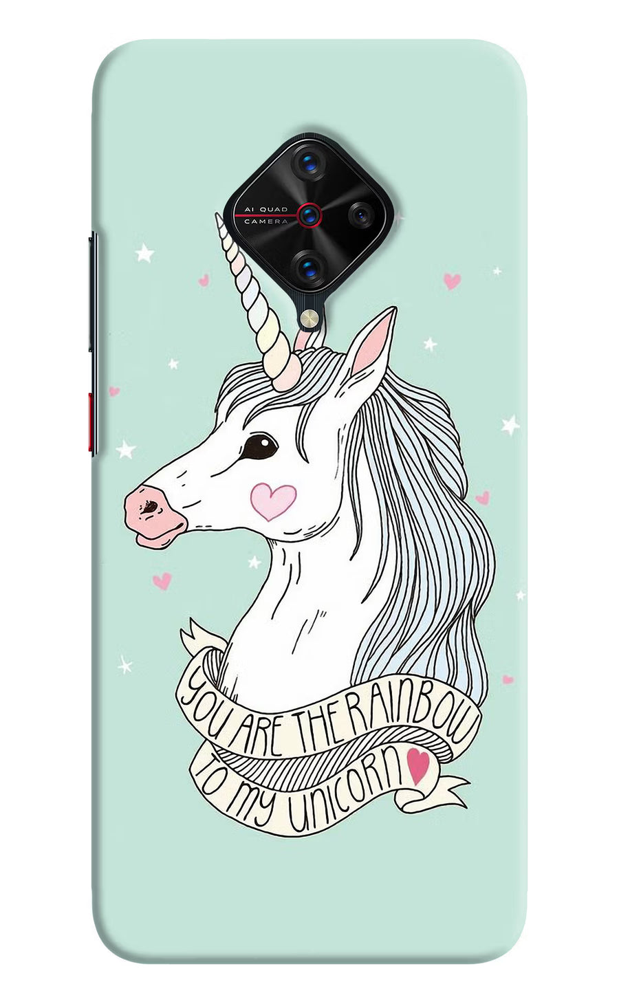 Unicorn Wallpaper Vivo S1 Pro Back Cover, Hard case
