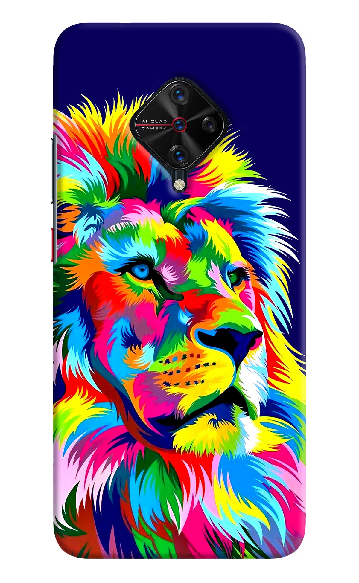 Vector Art Lion Vivo S1 Pro Hard Case Back Cover by Casekaro