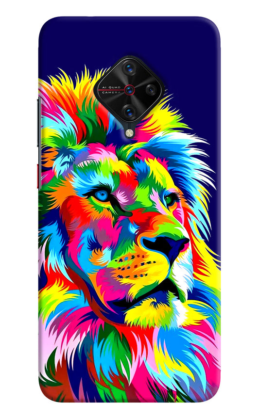 Vector Art Lion Vivo S1 Pro Hard Case Back Cover by Casekaro