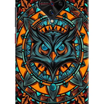 Angry Owl Art Vivo S1 Pro Hard Case Back Cover by Casekaro