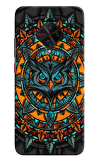 Angry Owl Art Vivo S1 Pro Hard Case Back Cover by Casekaro
